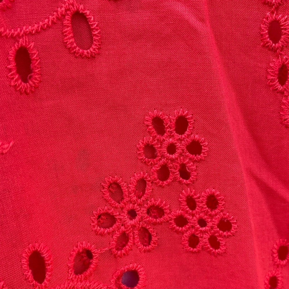 Marc New York Eyelet Blouse Set - Red and Purple - Picture 5 of 10